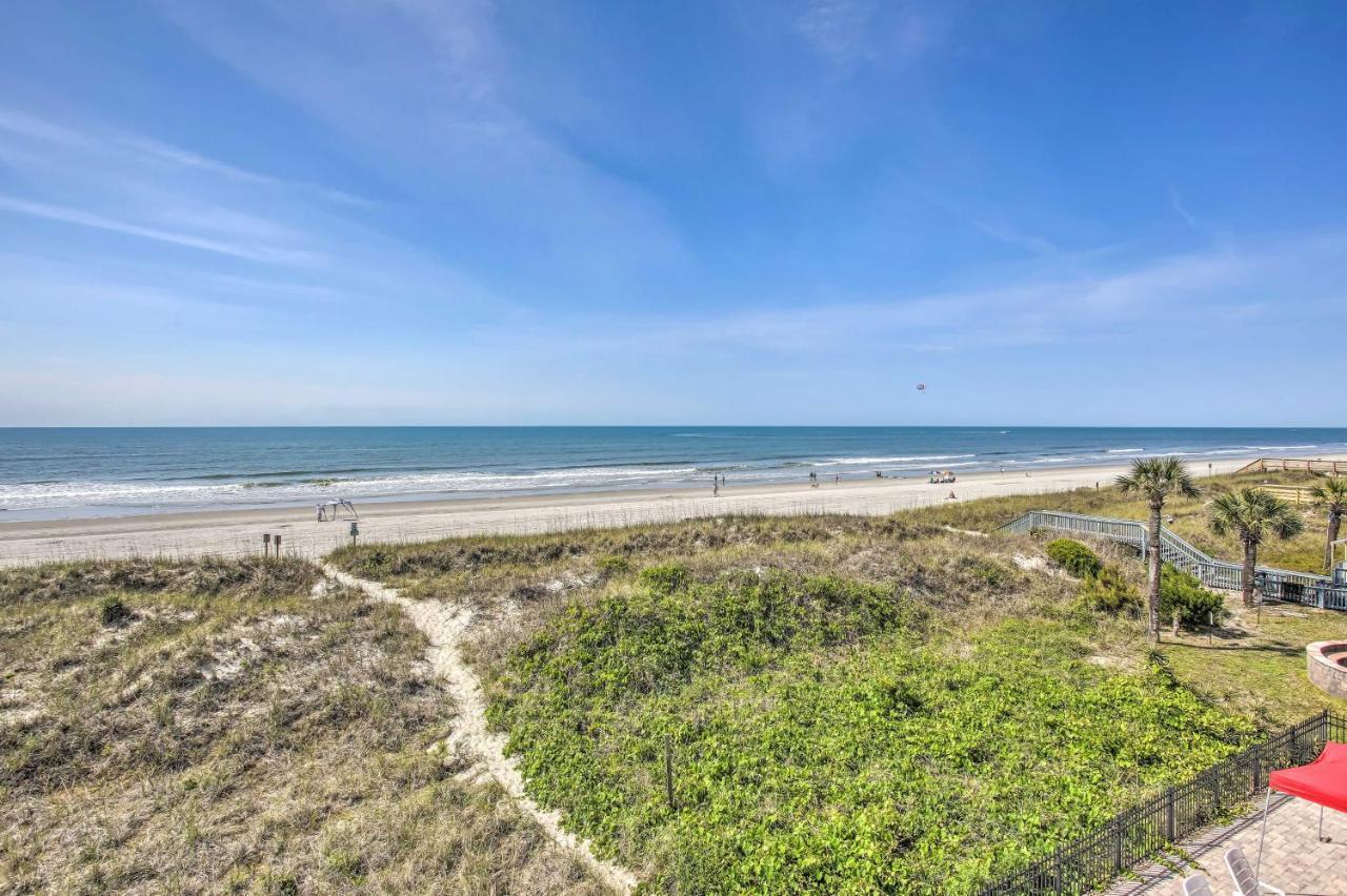 Sunny Seaside Condo With View - Walk To Beach Myrtle Beach Exterior foto